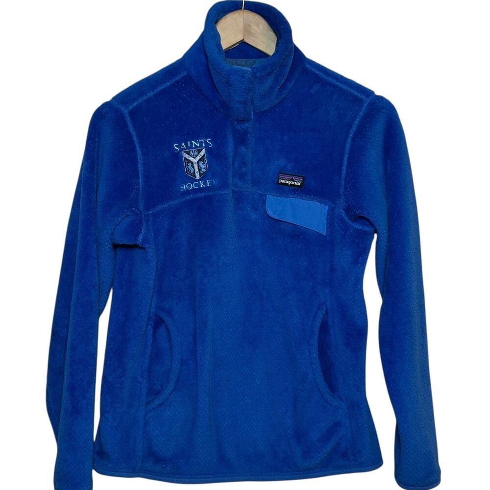 Patagonia Women's Small Viking Blue Re-Tool Half Snap Pullover